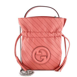 Gucci Mini Blondie NM Bucket Bag Diagonal Quilted Leather
